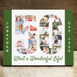 Impressão Em Tela Colagem de Fotografias definida no Número 50 Verde<br><div class="desc">Crie seu único presente de aniversário de 50 anos. Esta canvas inteligente é uma forma excelente de mostrar a sua colagem de fotos. O modelo está pronto para adicionar suas fotos favoritas, que aparecerão automaticamente no formato 50. Você também pode adicionar seu nome e ano de nascimento (ou sobrenome) em...</div>