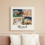 Impressão Em Tela Colagem de Fotografias Personalizada Baby 4, com S<br><div class="desc">Fácil modelo de foto para adicionar fotos de precioso e também pode personalizar com a data de nascimento e a palavra desejada.</div>