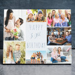 Impressão Em Tela Colagem de Fotos 7 Imagens aniversário de 30 anos<br><div class="desc">Diga aniversário de 30 anos feliz com uma canvas personalizada. O modelo de foto é configurado para que você adicione 7 das suas fotos favoritas que são exibidas em uma colagem de fotos ao redor da saudação de aniversário. O texto diz simplesmente "aniversário de 30 anos feliz" na tipografia casual....</div>