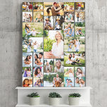 Impressão Em Tela Colagem de Fotos da Família 31 Cinzas Escuras de I<br><div class="desc">Galeria personalizada de fotos de canvas, mostrando 31 de suas fotos favoritas. Esta arte de canvas da galeria de na moda tem uma paleta de cores de fundo de cinzas escuras - mas você pode editar esta seleção para se adequar ao seu decoro doméstico. O modelo de foto criará a...</div>