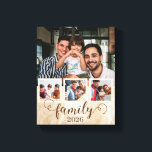 Impressão Em Tela Colagem de Fotos da Família 4<br><div class="desc">Dia de os pais de fotos da família 4 com dois Pais</div>