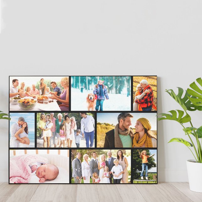 Impressão Em Tela Colagem de Fotos da Família de Estilos de Masonari (Criador carregado)