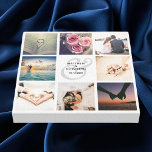 Impressão Em Tela Colagem de Fotos de Casamento de Ampersand Elegant<br><div class="desc">Colagem de Fotos de Casamento de Ampersand Elegante Moderno</div>