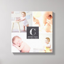 Colagem de Fotos do Nursery Baby | Chalkboard Etch