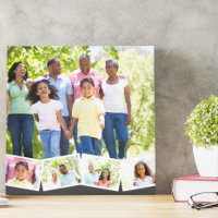 Colagem de Fotos Familiares w. Zigzag Photo Strip 