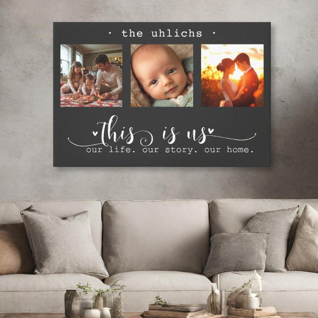 Impressão Em Tela Colagem de Fotos Moderna, Somos Nós (Criador carregado)