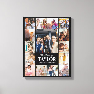 Impressão Em Tela Colagem de Fotos Personalizada 15 Imagens Grade 11