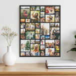 Impressão Em Tela Colagem de Fotos Personalizada 42<br><div class="desc">Faça sua própria arte de canvas de exibição de fotos com 42 das suas queridas memórias fotográficas em uma colagem de fotos no estilo de grade moderno. Basta adicionar suas fotos para decoração personalizada de fotos em casa ou presente personalizado para familiares e amigos.</div>