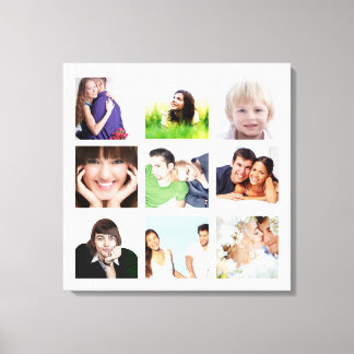 Impressão Em Tela Colagem de Fotos Personalizadas no Instagram