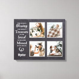 Impressão Em Tela Colagem de Fotos por Pet Memorial Pet Dog