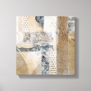 Impressão Em Tela Colagem de rendas I