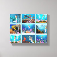 Colagem de Sereia Famosa.
