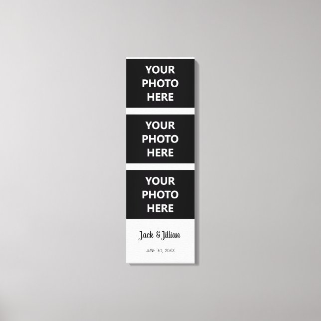 Impressão Em Tela Colagem Personalizada de Fotografias da Faixa Boot (Frente)