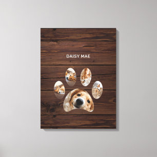 Impressão Em Tela Colagem Personalizada de Fotos de Pet para Impress