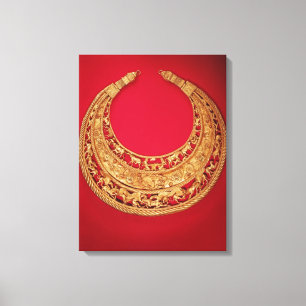 Impressão Em Tela Colar com cenas pastorais