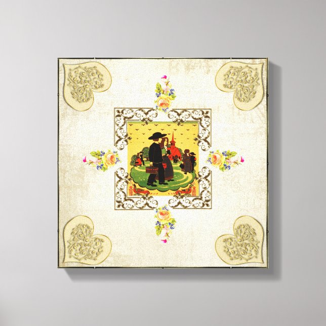 Impressão Em Tela coleção de colagens (Frente)