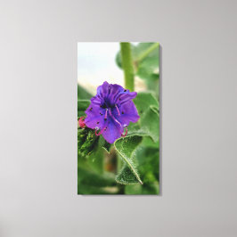 Impressão Em Tela Coleção de flora de primavera de flor roxa