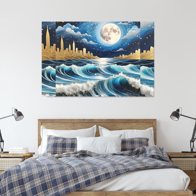 Impressão Em Tela Coleção StyledByTrreal da Wall art (Insitu(Quarto))