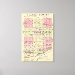Impressão Em Tela Colfax County, Nebraska