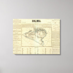 Impressão Em Tela Colima, México