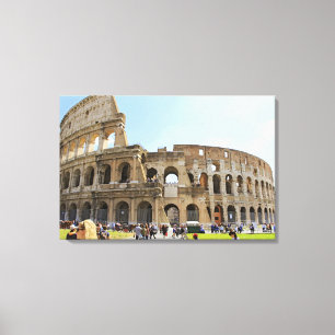 Impressão Em Tela Coliseu Roma Fotografia