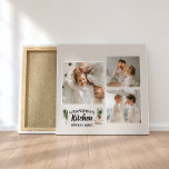 Impressão Em Tela Collage Photo & Grandma Kitchen Está Sempre Aberta<br><div class="desc">Procurando o presente perfeito para sua avó, ou para quem ama passar tempo na cozinha? Não olhe mais que este produto exclusivo e personalizável! Apresentando uma bela colagem de suas fotos favoritas, este design é certamente capaz de capturar suas memórias e fazê-las durar. E com a frase encantadora "A cozinha...</div>