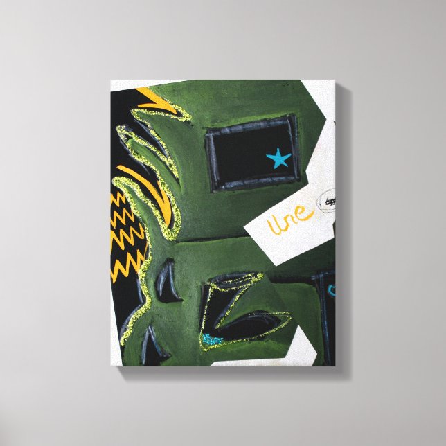 Impressão Em Tela Collages Bruyants Artist Book Odd Christmas C (Frente)