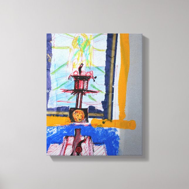 Impressão Em Tela Collages Bruyants Artist Book Snail Ravings C (Frente)