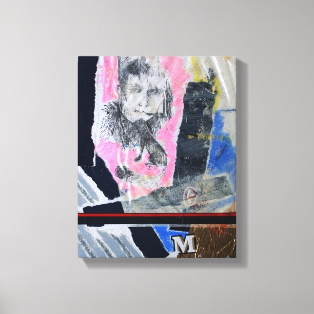 Impressão Em Tela Collages Bruyants Artist Book travado na vida CP (Frente)