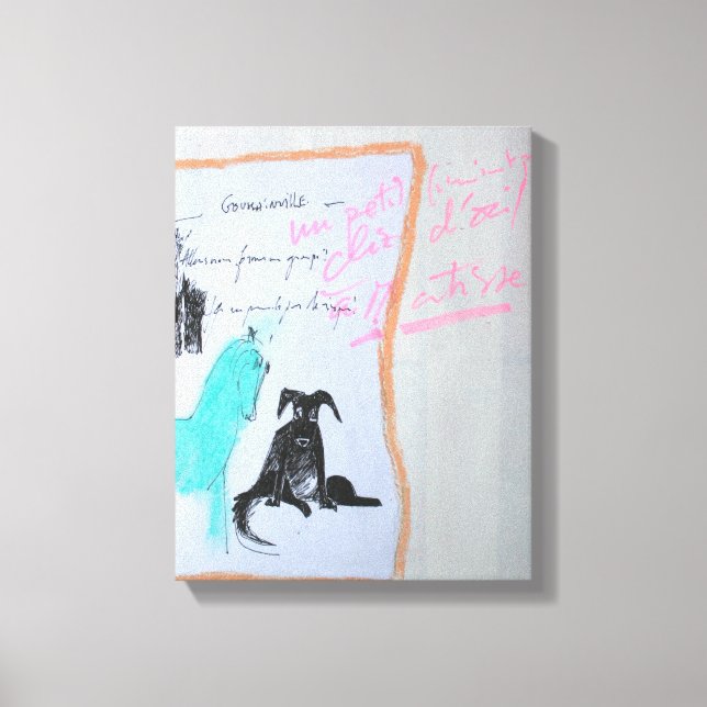 Impressão Em Tela Coloca Bruyants - Livro Cavalo e Cão C (Frente)