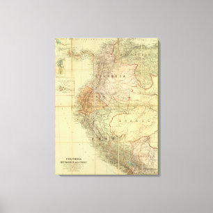 Impressão Em Tela Colômbia, Equador, Peru, Panamá 3