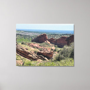 Impressão Em Tela Colorado Red Rocks