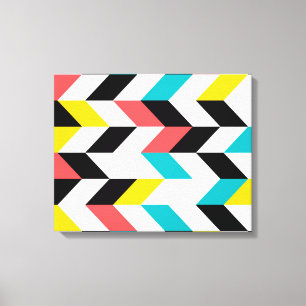 Impressão Em Tela Colorful, geometric, cool, unique, trendy graphic