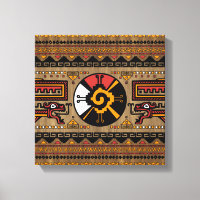 Colorida Símbolo Hunab Ku Mayan #5