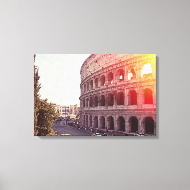 Impressão Em Tela Coloseu em Roma (Frente)