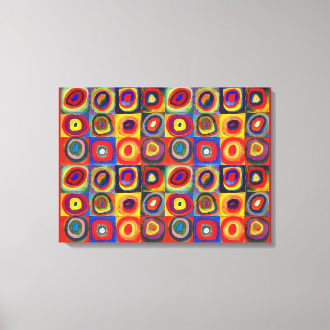 Impressão Em Tela Colour Study de Wassily Kandinsky (Frente)