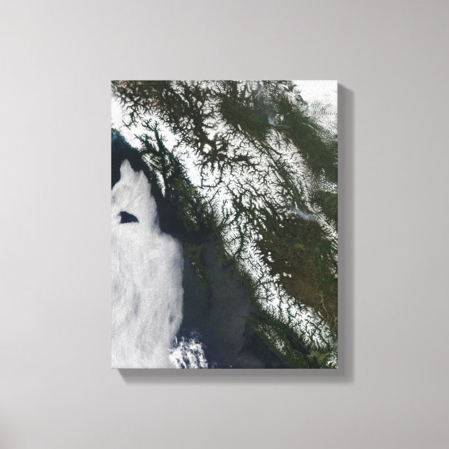 Impressão Em Tela Colúmbia Britânica (Frente)