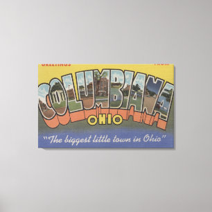 Impressão Em Tela Columbiana, Ohio - grandes cenas da letra