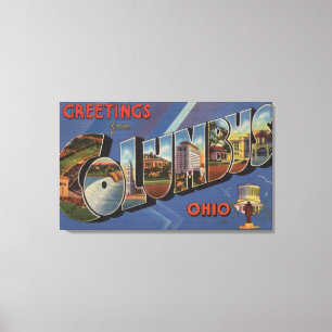 Impressão Em Tela Columbo, Ohio - grandes cenas 2 da letra
