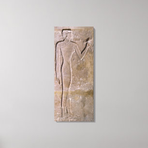 Impressão Em Tela Coluna que descreve uma mulher que cheira uma flor