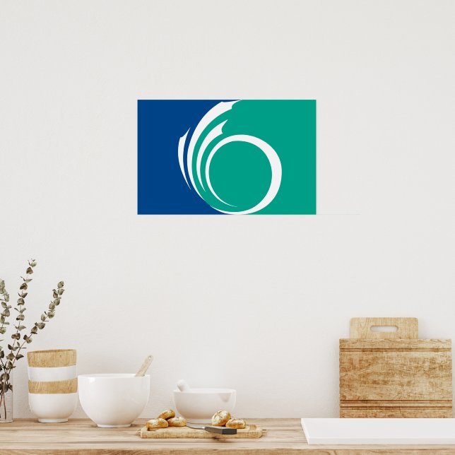 Impressão em Tela com Bandeira de Ottawa, Canadá (Cozinha)