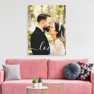 Impressão em Tela com Foto Personalizada da Famíli