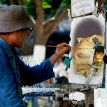 Com Pintura De Disposição Filosófica