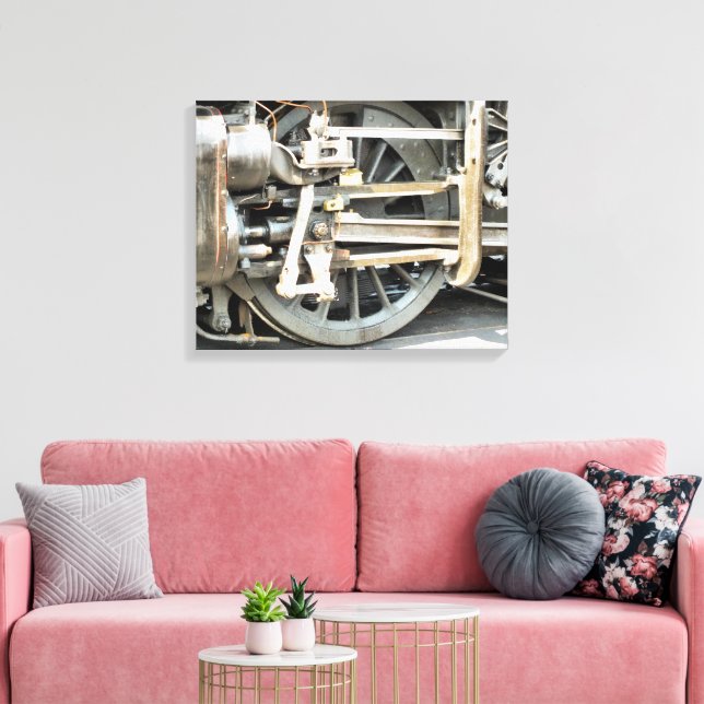 IMPRESSÃO EM TELA COMBOIOS DE VAPOR (Insitu(Sala de estar))