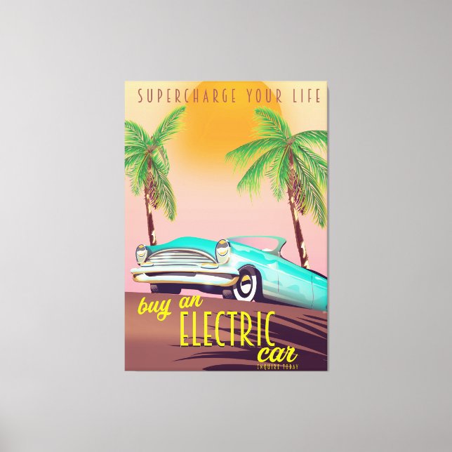 Impressão Em Tela Comercial de veículos elétricos (Frente)