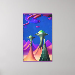 Impressão Em Tela Comerciantes de Sonhos