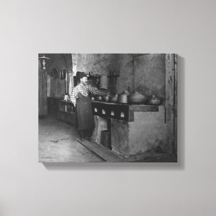 Impressão Em Tela Comida cozida em fotografia de restaurante turco