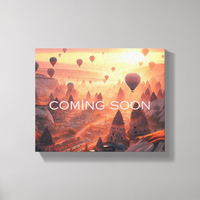 Impressão Em Tela Coming Soon Vacation Ladscape Print (Frente)