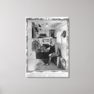 Impressão Em Tela Como a bordo do "Titanic" destroçado