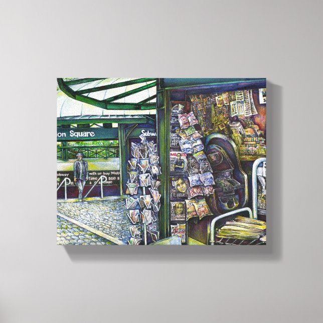 Impressão Em Tela Como Uma Imagem É Inimaginativa? (Frente)